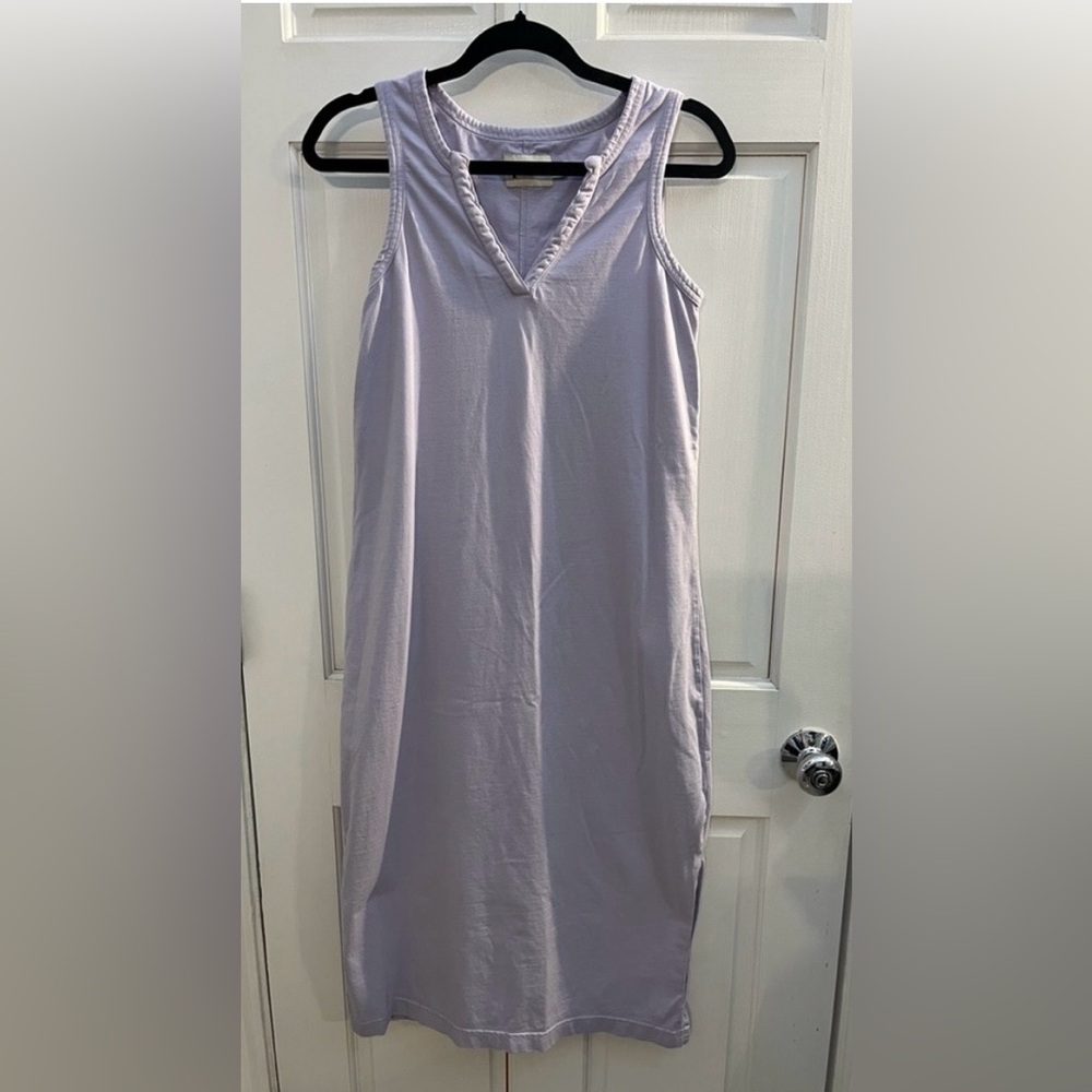 Pact Light Purple Midi Dress